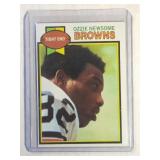 1979 Topps Ozzie Newsome ROOKIE CARD  Cleveland