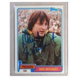 AUTOGRAPHED 1981 Topps David Whitehurst Green Bay