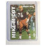 AUTOGRAPHED 1981 Mike McCoy  Green Bay Packers