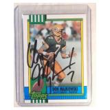 AUTOGRAPHED 1990 Topps Don Majkowski  Green Bay