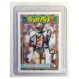 AUTOGRAPHED 1992 Terrell Buckley ROOKIE CARDGreen