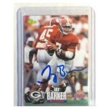 AUTOGRAPHED 1995 Jay Barker ROOKIE CARD Green Bay