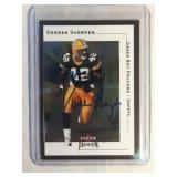 AUTOGRAPHED 2001 Darren Sharper Green Bay Packers