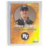 RARE 2002 Aaron Rodgers High School ROOKIE PHENOMS