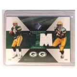2004 Brett Favre Ahman Green Double Game Used
