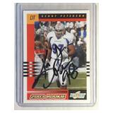AUTOGRAPHED 2003 Kenny Peterson ROOKIE CARD Green