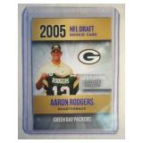 RARE 2005 GOLD Rookie Phenoms Aaron Rodgers ROOKIE