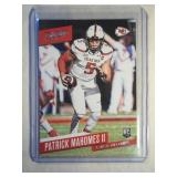 2017 Prestige Patrick Mahomes ROOKIE CARD  Kansas