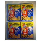4 UNOPENED packs 1988 Topps Football  Possible