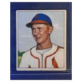 1950 Bowman #71 Red Schoendienst  St. Louis