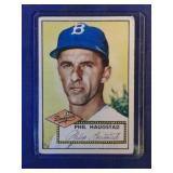 1952 Topps #198 Phil Haugstad ROOKIE CARDBrooklyn