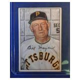 1952 Bowman #155 Billy Meyer  Pittsburgh Pirates