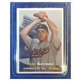 1957 Topps #87 Tom Gorman - Kansas City Athletics