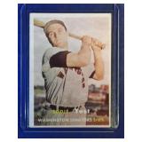 1957 Topps #177 Eddie Yost Washington Senators Ed