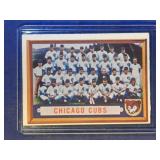 1957 Topps #183 Chicago Cubs TEAM CARDErnie Banks