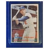 1957 Topps #190 Randy Jackson  Brooklyn Dodgers