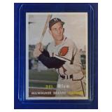 1957 Topps #193 Del Rice  Milwaukee Braves St.