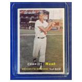 1957 Topps #242 Charley Neal  Brooklyn Dodgers