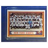 1957 Topps TOUGH #317 New York Giants TEAM CARD 