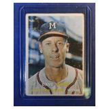 1957 Topps #389 Dave Jolly Milwaukee Braves David
