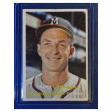 1957 Topps #392 Chuck TannerMilwaukee Braves Cubs