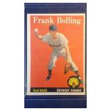 1958 Topps #95 Frank Bolling  Detroit Tigers