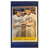 1958 Topps #314 Duke Snider Walt Alston  Dodgers