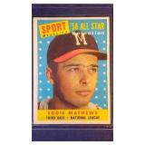 1958 Topps #480 Ed Mathews All-Star  Milwaukee