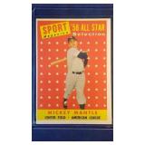 1958 Topps #487 Mickey Mantle All-Star  New York