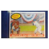 1959 Topps #461 Mickey Mantle 42nd Home Run