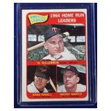 1965 Topps #3 Mickey Mantle Harmon Killebrew HR