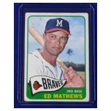 1965 Topps #500 Ed Mathews Milwaukee Braves Eddie