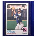 1973 Topps #100 Hank Aaron  Atlanta Milwaukee