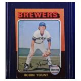 1975 Topps Robin Yount Mini ROOKIE CARD-Milwaukee
