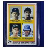 1978 Topps Paul Molitor Alan Trammell ROOKIE CARD