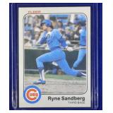 1983 Fleer Ryne Sandberg ROOKIE CARD Chicago Cubs