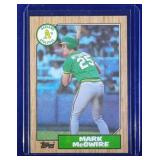 1987 Topps Mark McGwire ROOKIE CARD  Oakland
