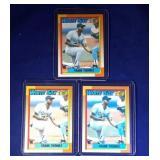 3 1990 Topps Frank Thomas ROOKIE CARDS  Chicago