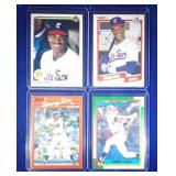 4 Different 1990 Sammy Sosa ROOKIE CARDS  Chicago