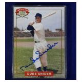 1994 Nabisco Legends Autographs Duke Snider