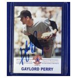 AUTOGRAPHED 1999 Campbell Soup Gaylord Perry - San