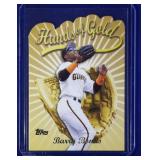 2000 Topps Barry Bonds Hands of Gold INSERT - San