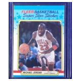 1988-89 Fleer Michael Jordan Star Sticker Chicago