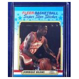 1988-89 Fleer Dominique Wilkins Star Sticker 