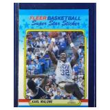 1988-89 Fleer Karl Malone Star Sticker  Utah Jazz