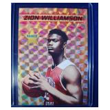 2018 Prism Zion Williamson ROOKIE CARD  Pelicans