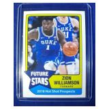 2018 Future Stars Zion Williamson ROOKIE CARD 