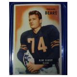1955 Bowman #49 Kline Gilbert - Chicago Bears Ole