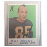1959 Topps #4 Max McGee ROOKIE CARD  Green Bay