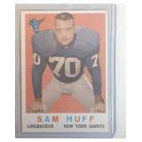 1959 Topps #51 Sam Huff ROOKIE CARD  New York